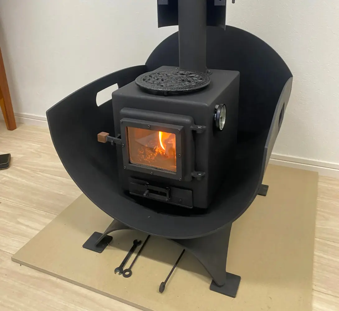 小型クッキングミニ薪ストーブ