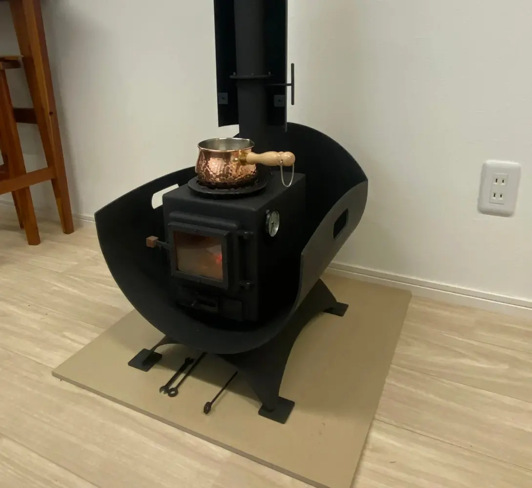 小型クッキングミニ薪ストーブ