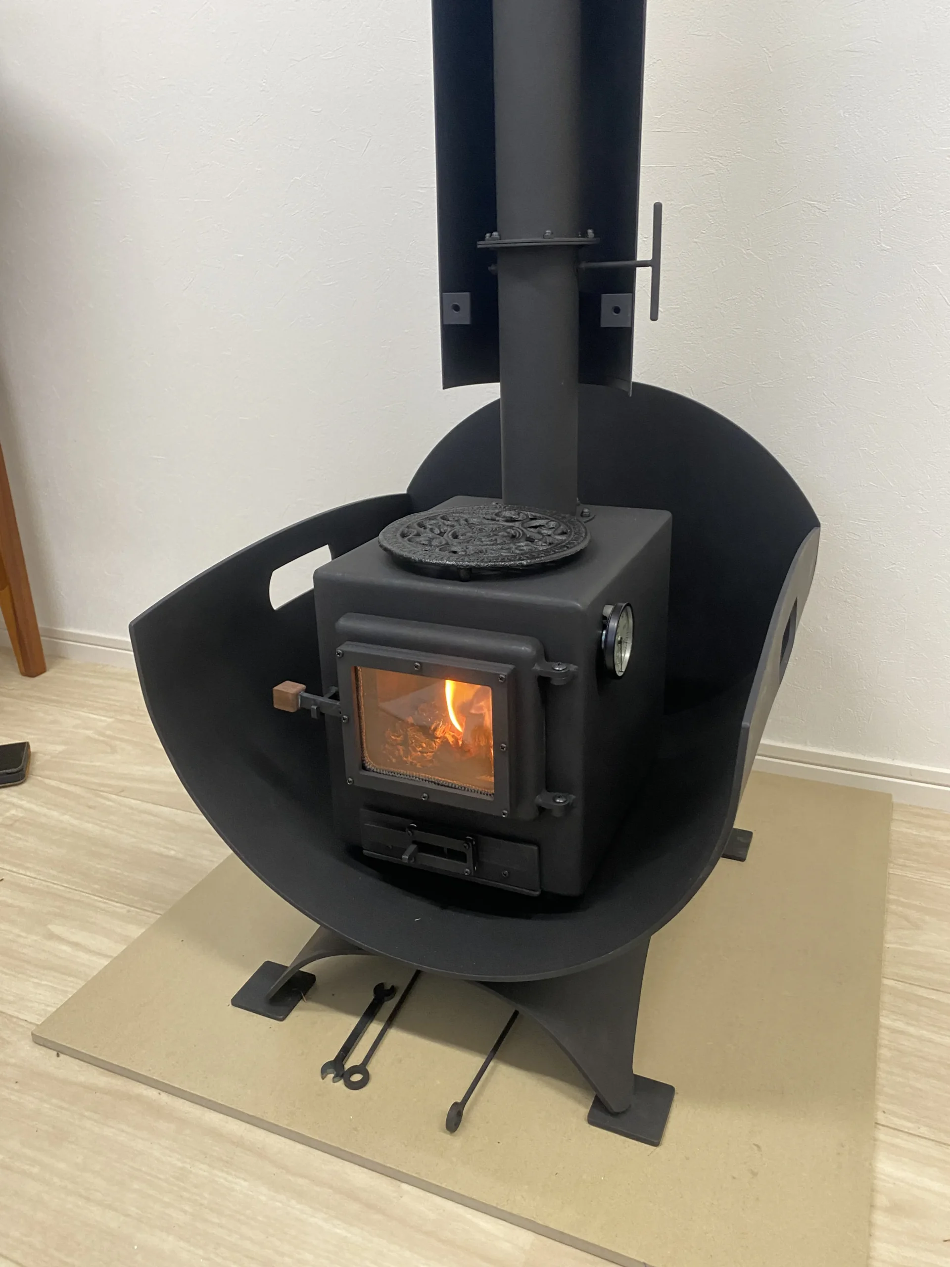小型クッキングミニ薪ストーブ