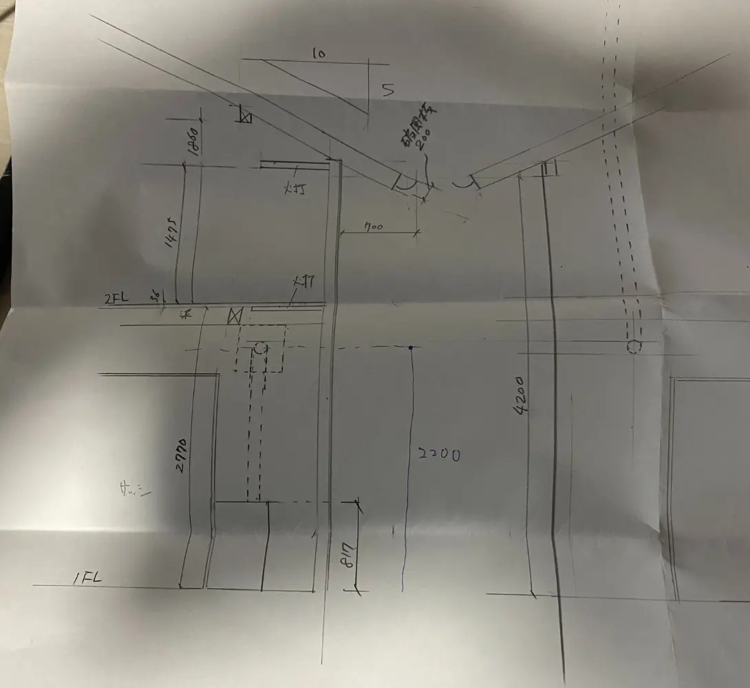 手書きスケッチ