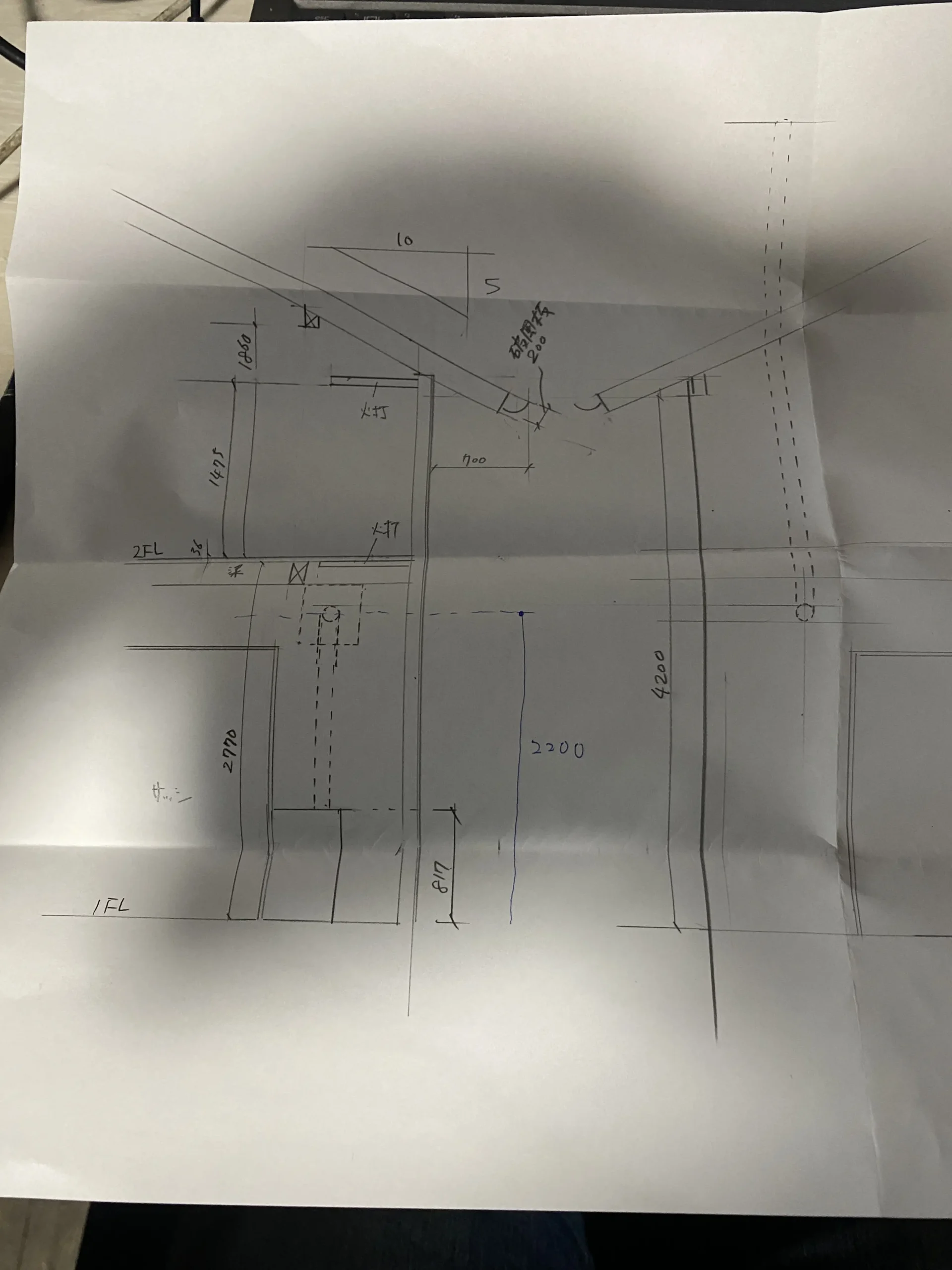 手書きスケッチ