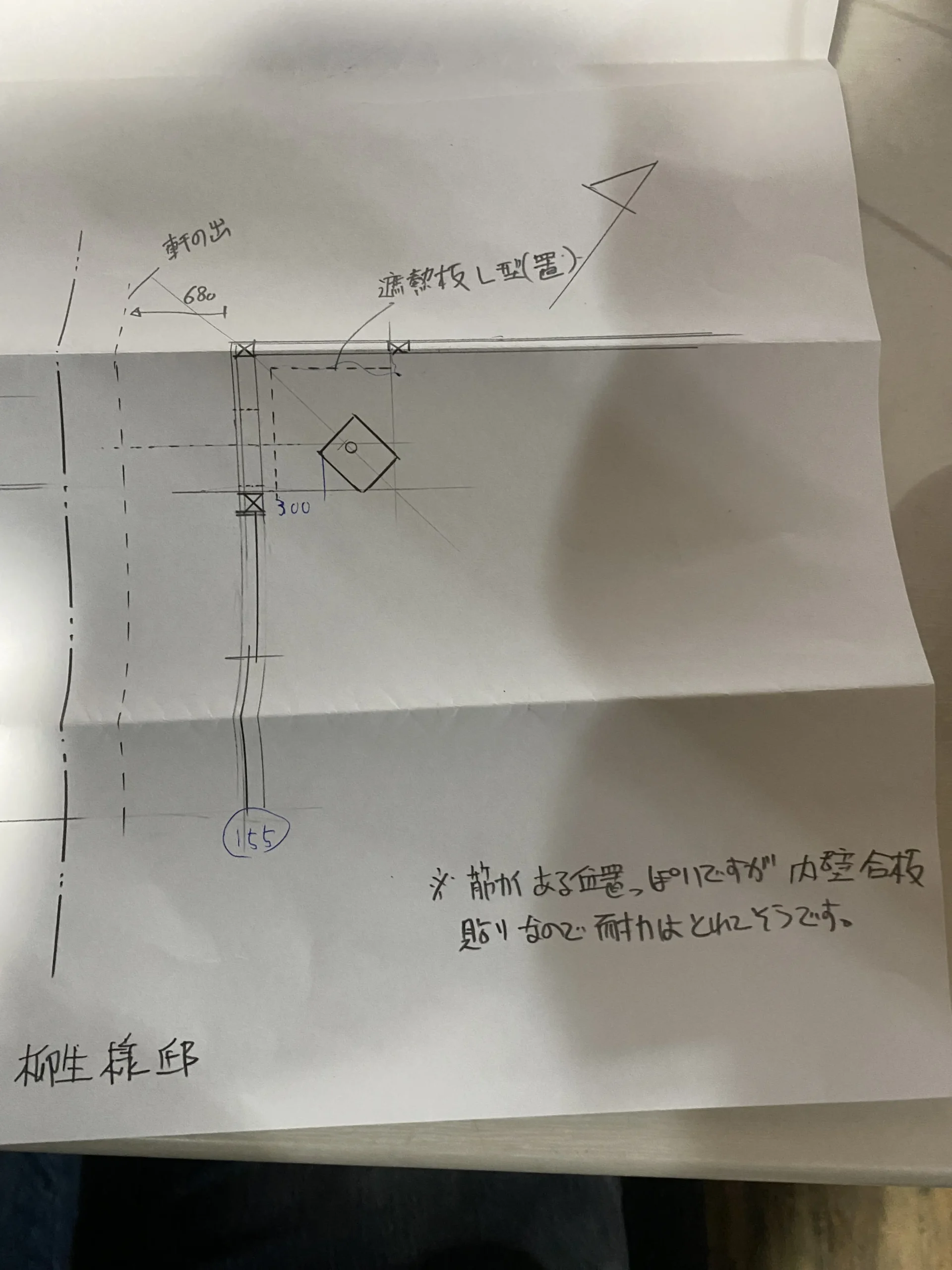 手書きスケッチ