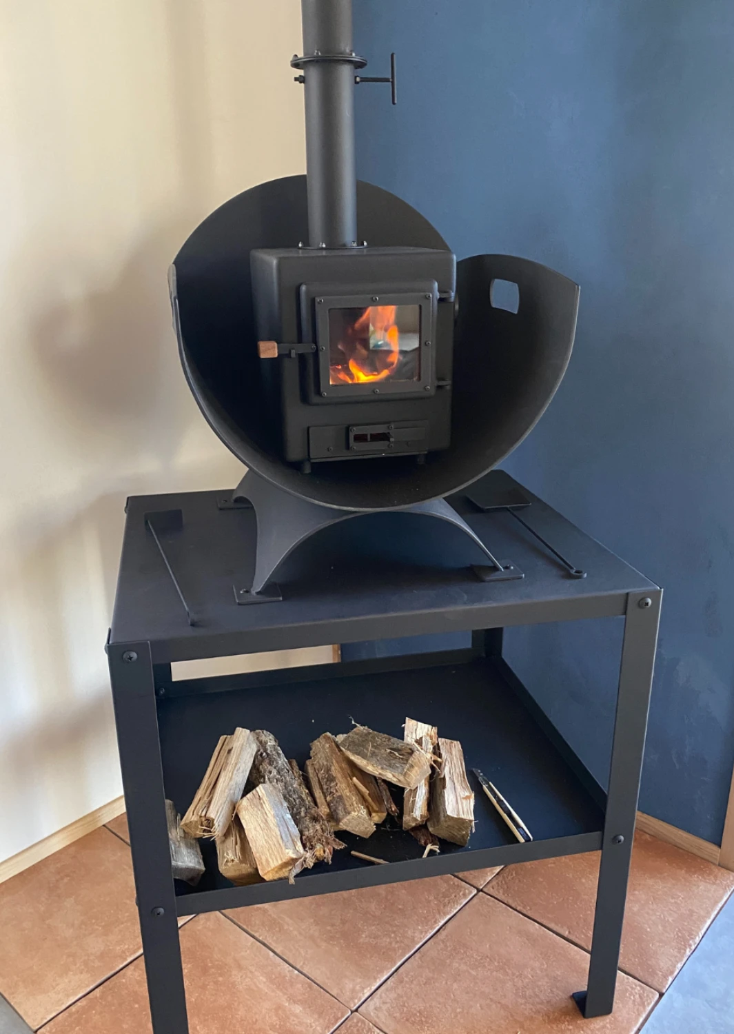 DC-Mの火入れの様子